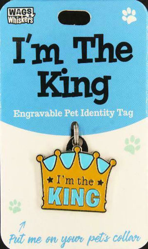 Picture of IM THE KING ID TAG
